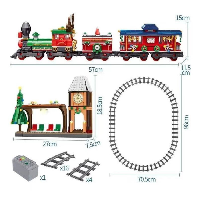 PANLOS 613005 Christmas Train Station PANLOS