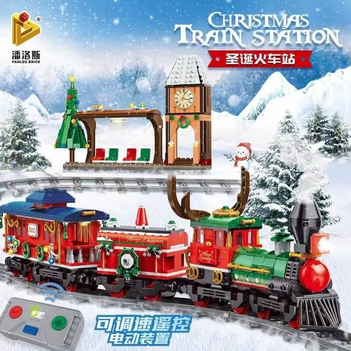 PANLOS 613005 Christmas Train Station PANLOS