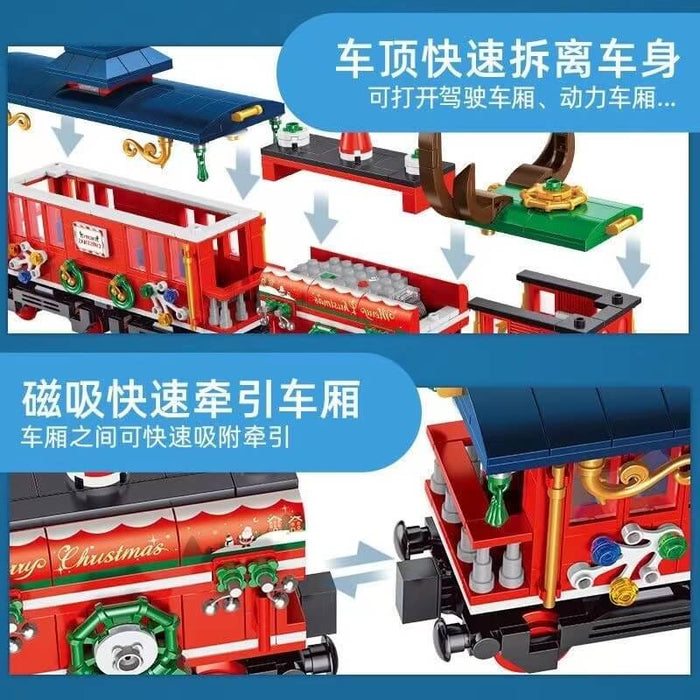PANLOS 613005 Christmas Train Station PANLOS
