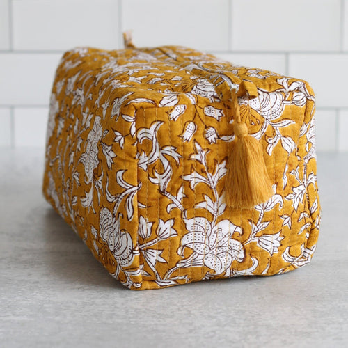 PAR Cosmetic Bag Pacho Saffron Floral
