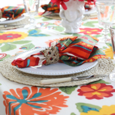 PAR Napkin Flower Power