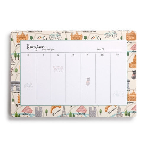 Paris Weekly Planner