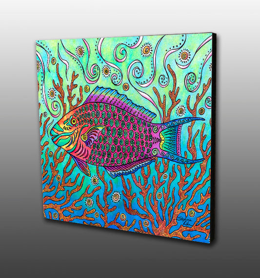Parrot Fish Magnet