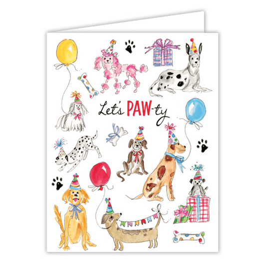 Rosanne Beck Greeting Cards Party Pooches Card