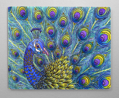 Peacock Aluminum Wall Art