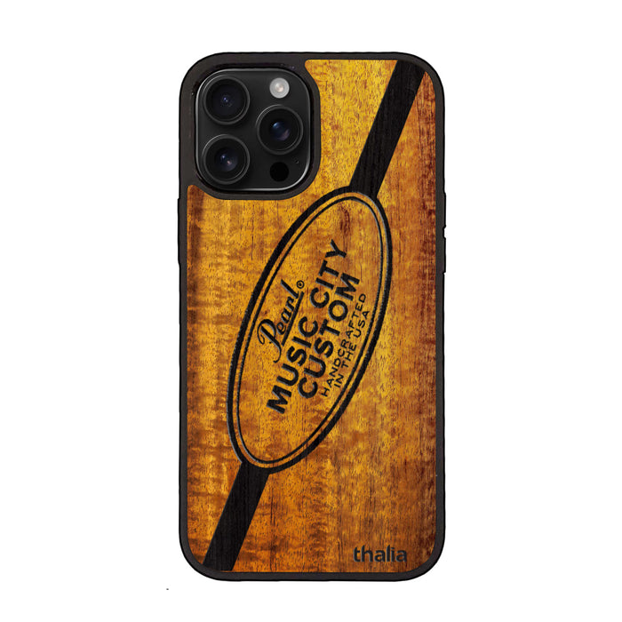 PearlbyThalia Pearl Hawaiian Koa with Music City Customs | iPhone Case