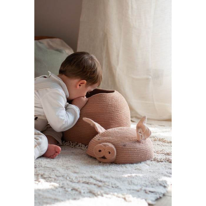 Peggy the Pig Basket - Rugs by Roo