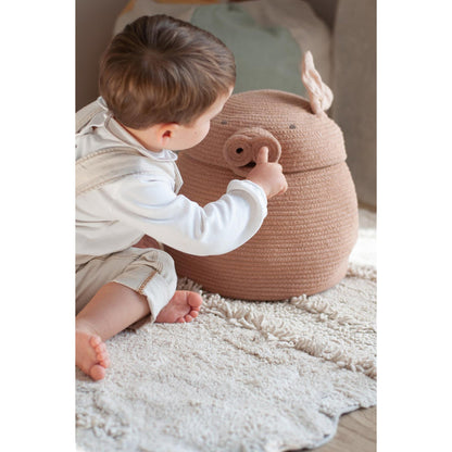 Peggy the Pig Basket - Rugs by Roo