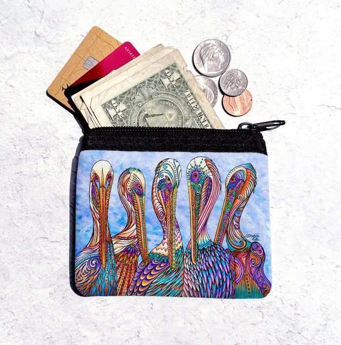 Pelican Party Coin Bag