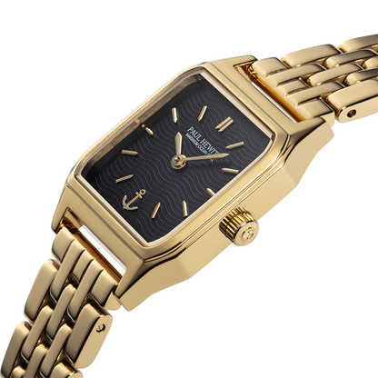 Petit Soleil Uhr Gold Schwarz