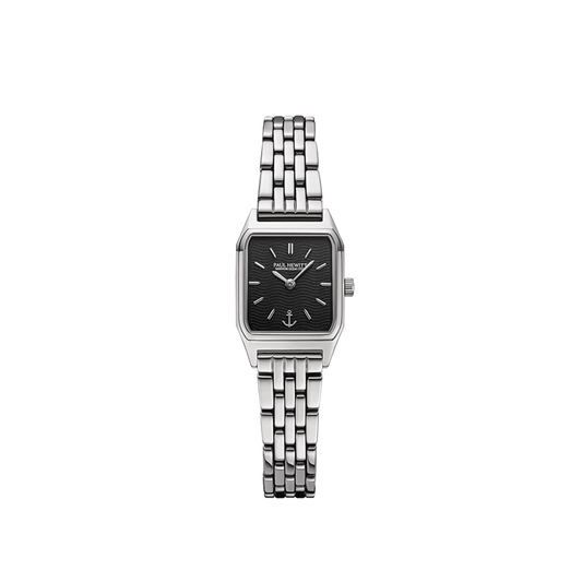 Petit Soleil Uhr Silber Schwarz