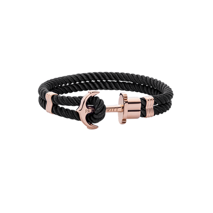 PHREP Armband Roségold Schwarz
