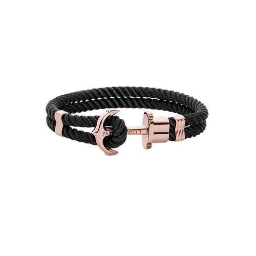PHREP Armband Roségold Schwarz