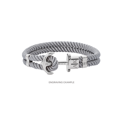 PHREP Armband Silber Grau