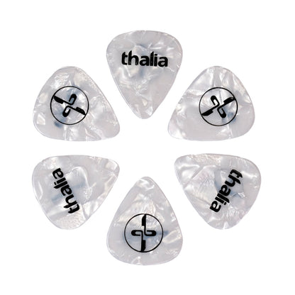 Classic Celluloid White Pearl Pick / Thin (0.45mm)