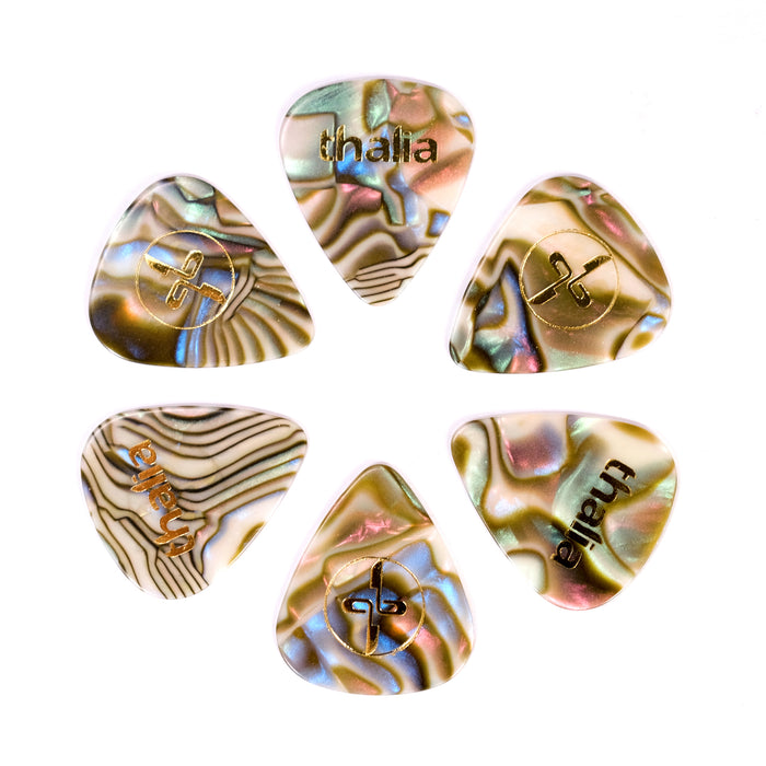 Classic Celluloid Abalone Pick / Thin (0.45mm)