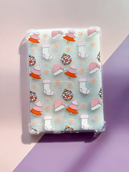 Pink Christmas Kindle Case
