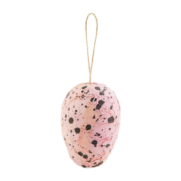 Pink Speckled Decorative Egg.