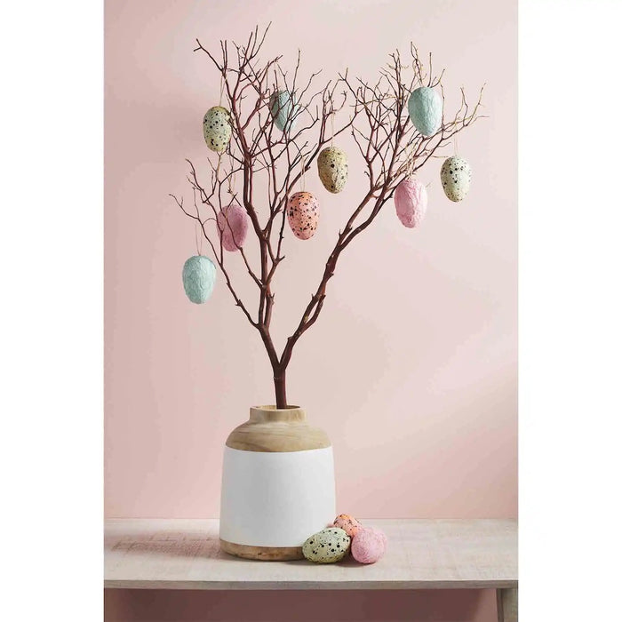 Pink Speckled Decorative Egg.