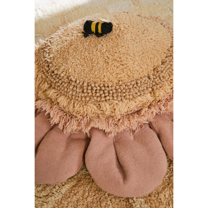 Planet Bee Pink Daisy Floor Cushion - Rugs by Roo