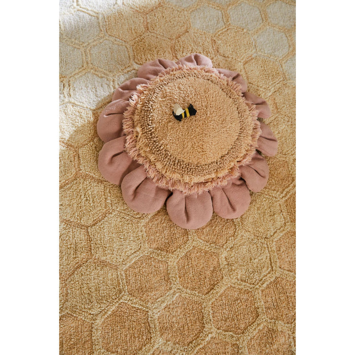 Planet Bee Pink Daisy Floor Cushion - Rugs by Roo