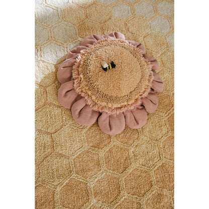Planet Bee Pink Daisy Floor Cushion - Rugs by Roo