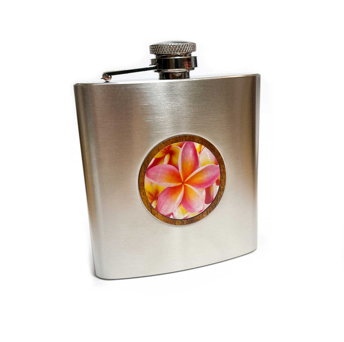 Thalia Plumeria Whiskey Flask
