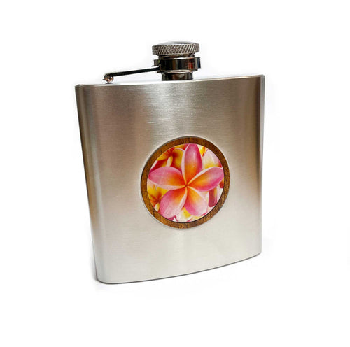 Thalia Plumeria Whiskey Flask