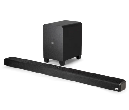 POLK SIGNA S4 True Dolby Atmos 3.1.2 Sound Bar With Wireless Subwoofer EARC and Bluetooth Black