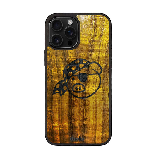 PorkPiebyThalia Pork Pie on Hawaiian Koa | iPhone Case