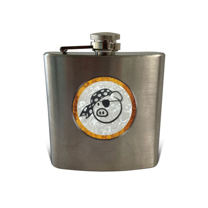 PorkPiebyThalia Pork Pie Whiskey Flask – product image 3