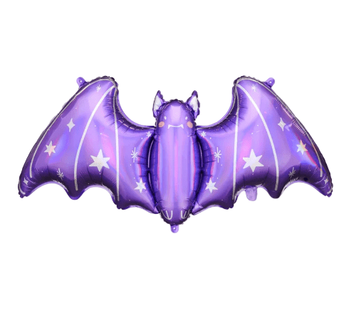 PS Helium Halloween Purple Bat Balloon