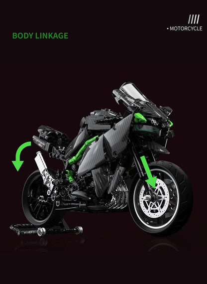 QIZHILE Kawasaki H2R carbon fiber QIZHILE