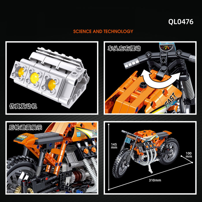 QIZHILE Racing Motorcycle QIZHILE