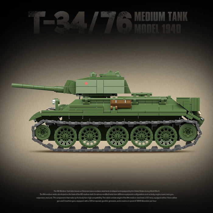 QUANGUAN 100276 T34/76 Medium Tank Model 1941