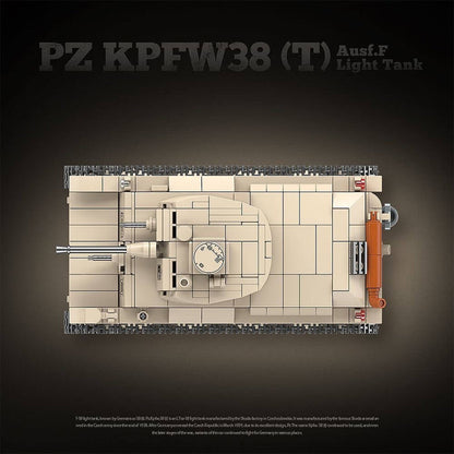 Quanguan 100285 PZ KPFW38(T) AUSF.F Light Tank