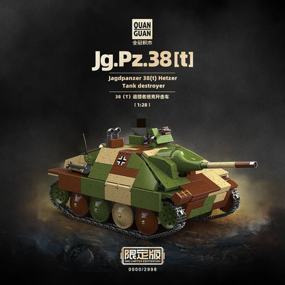 Quanguan 100311 Jagdpanzer 38(T) Hetzer Tank Destroyer Limited