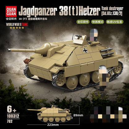 QUANGUAN 100312 Jagdpanzer 38(T) Hetzer Tank Destroyer