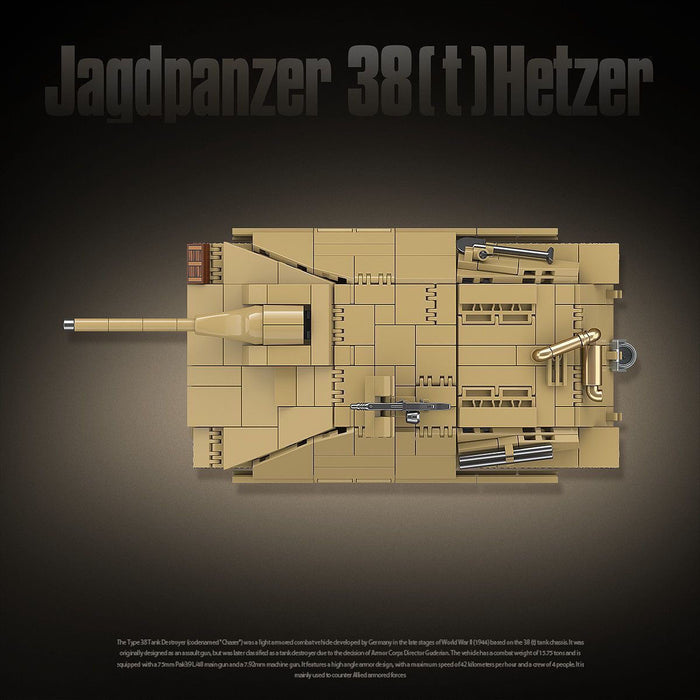 QUANGUAN 100312 Jagdpanzer 38(T) Hetzer Tank Destroyer