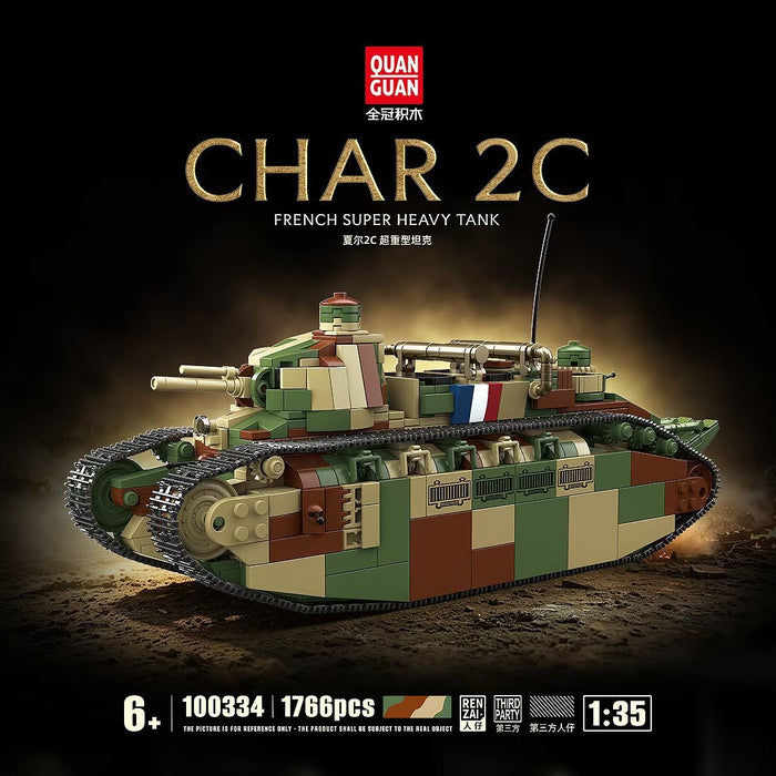 QUANGUAN 100334 CHAR 2C FRENCH SUPER HEAVY TANK