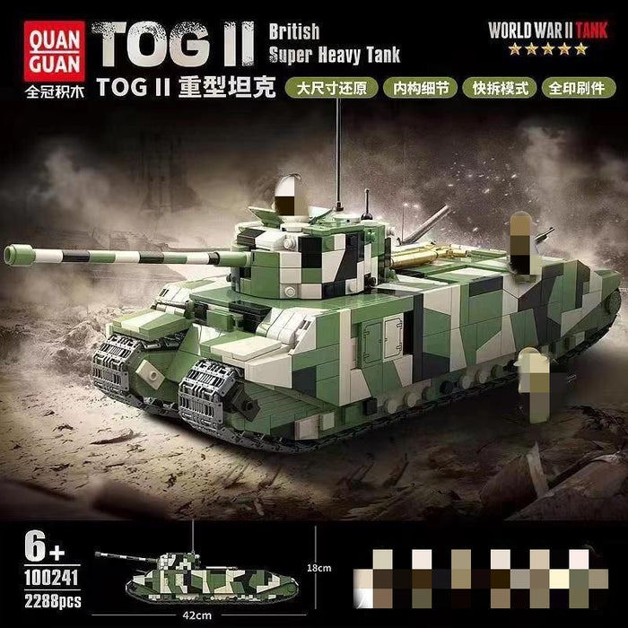 QUANGUAN Military 100241 TOG II British Super Heavy Tank