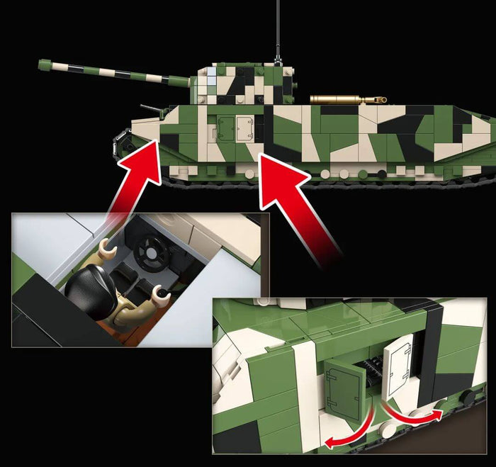 QUANGUAN Military 100241 TOG II British Super Heavy Tank QUANGUAN
