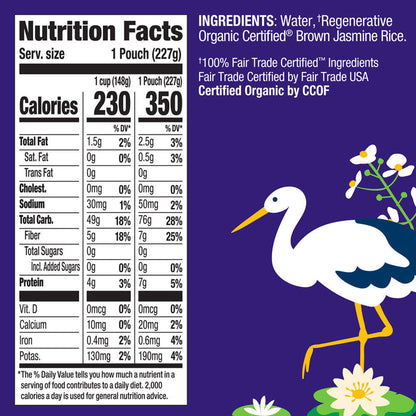 Regenerative Organic Certified® 90-Second Brown Jasmine Rice