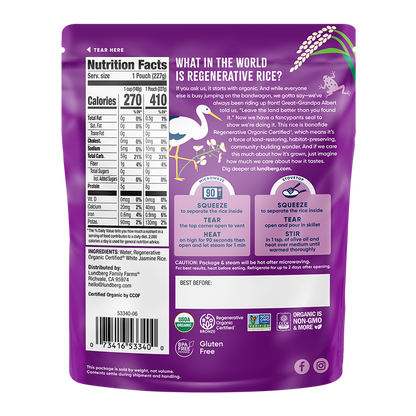 Regenerative Organic Certified® 90-Second Jasmine Rice