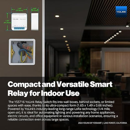 Compact and Versatile Smart Relay for Indoor Use