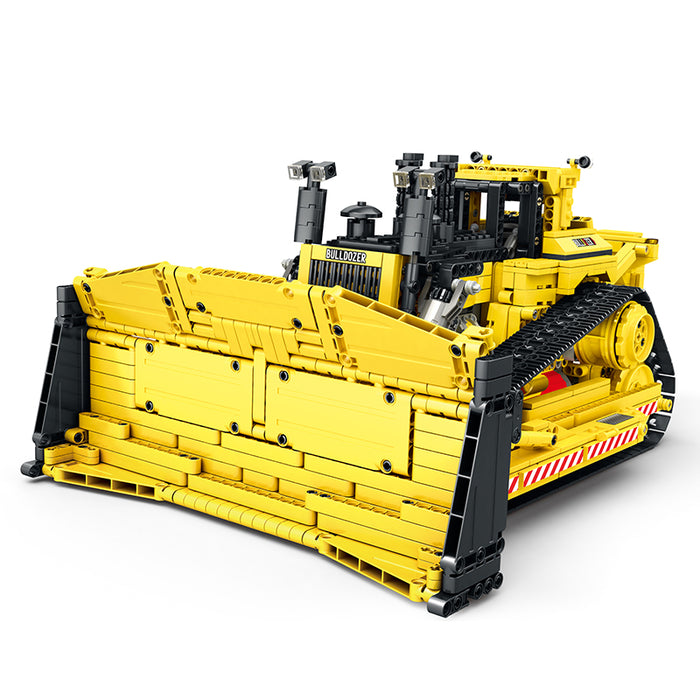 REOBRIX 22001 Mechanical Caterpillar D11 Bulldozer RC 1988pcs Reobrix