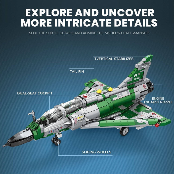 Reobrix 33044 Mirage 2000 aircraft