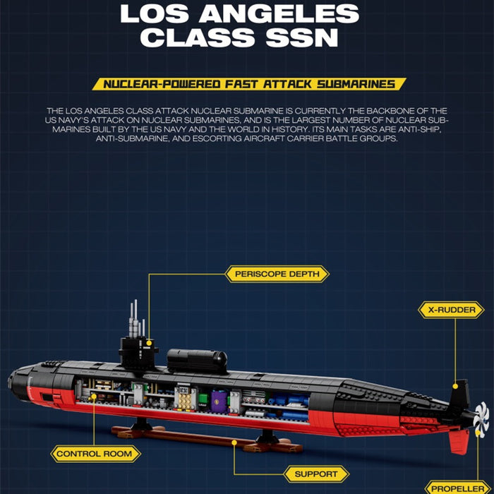 Reobrix 33049 Los Angeles Class Submarine