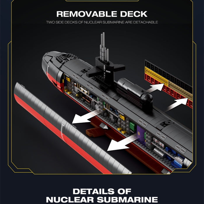 Reobrix 33049 Los Angeles Class Submarine