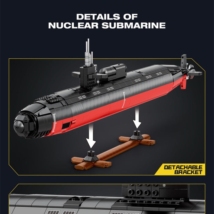 Reobrix 33049 Los Angeles Class Submarine